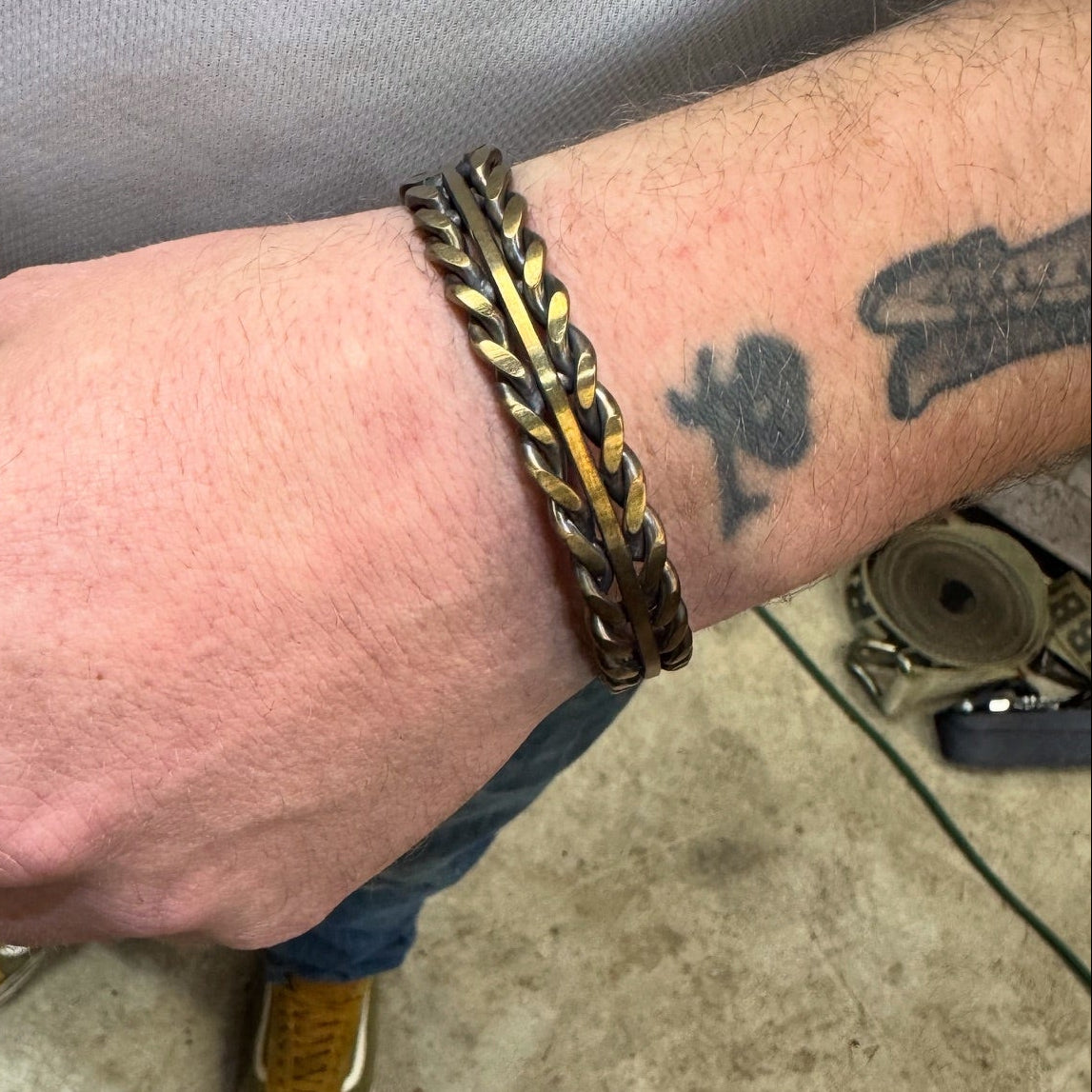 Ironleaf Cuff - Silicon Bronze