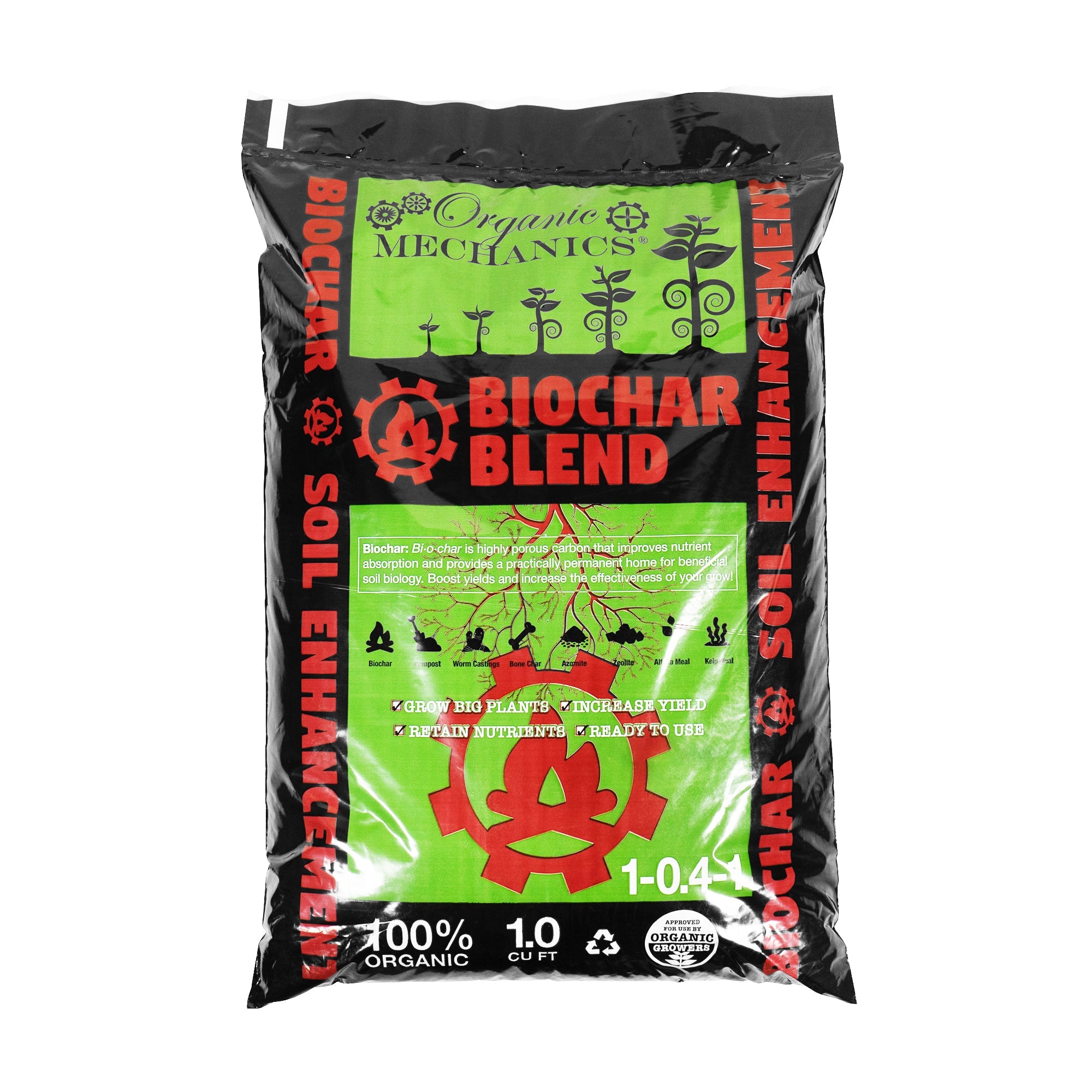 ORGANIC MECHANICS® Biochar Blend Soil Enhancement (1-0.4-1) COLLECTIVE