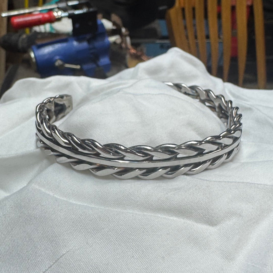 Ironleaf Cuff - Stainless Steel