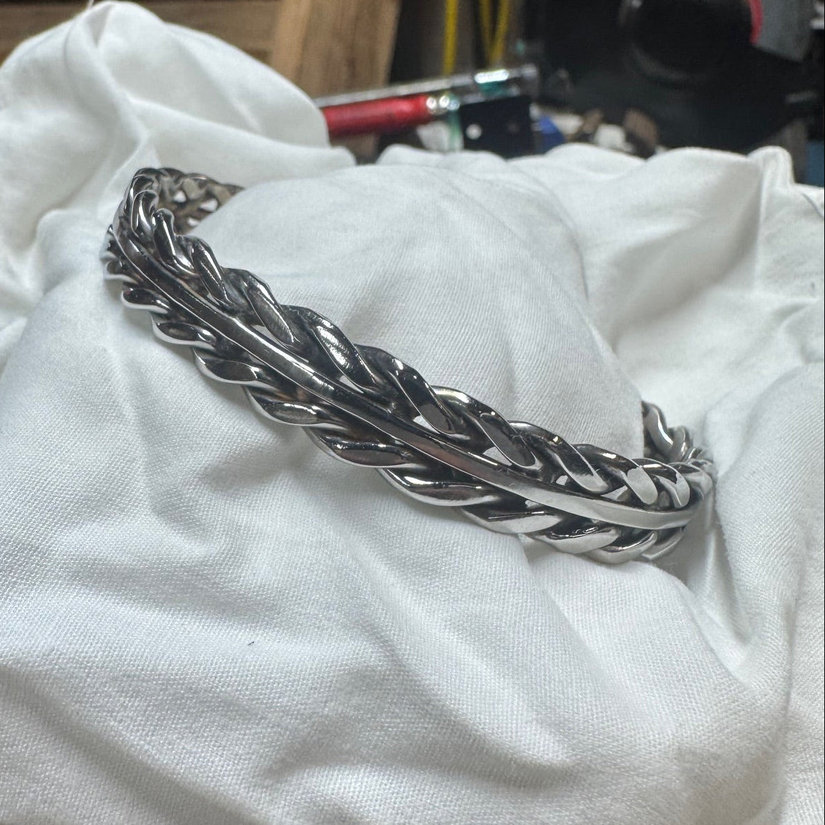 Ironleaf Cuff - Stainless Steel