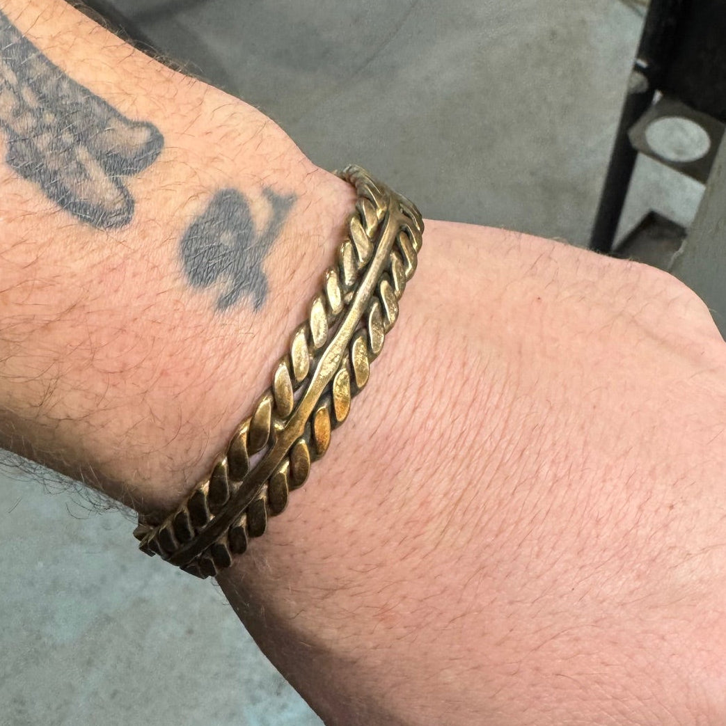 Ironleaf Cuff - Silicon Bronze