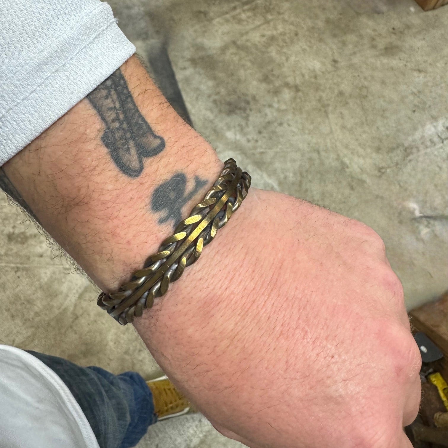 Ironleaf Cuff - Silicon Bronze